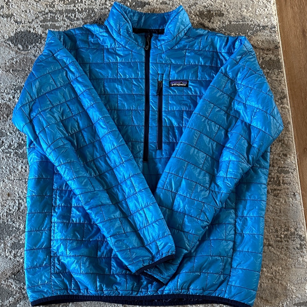 Patagonia Bright Blue Nano Puff Pullover